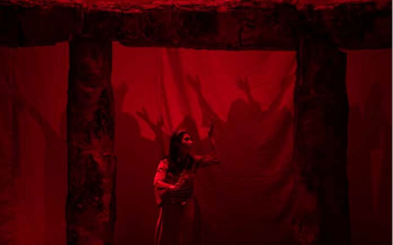 Bayangan dan Lady Macbeth dalam Pentas Teater Jerit. -Dok. Gigih Ibnur/DKJ