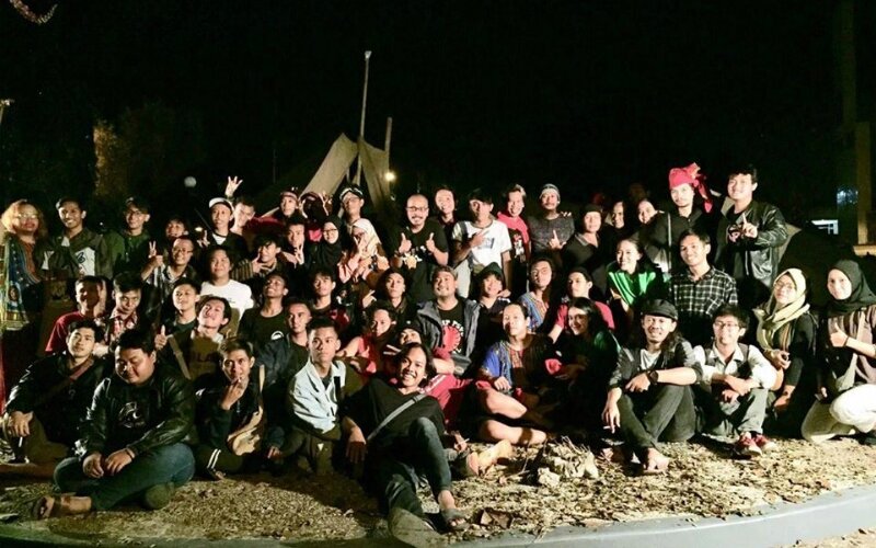 Kru Teater Nusantara. -Dok. Teater Nusantara.