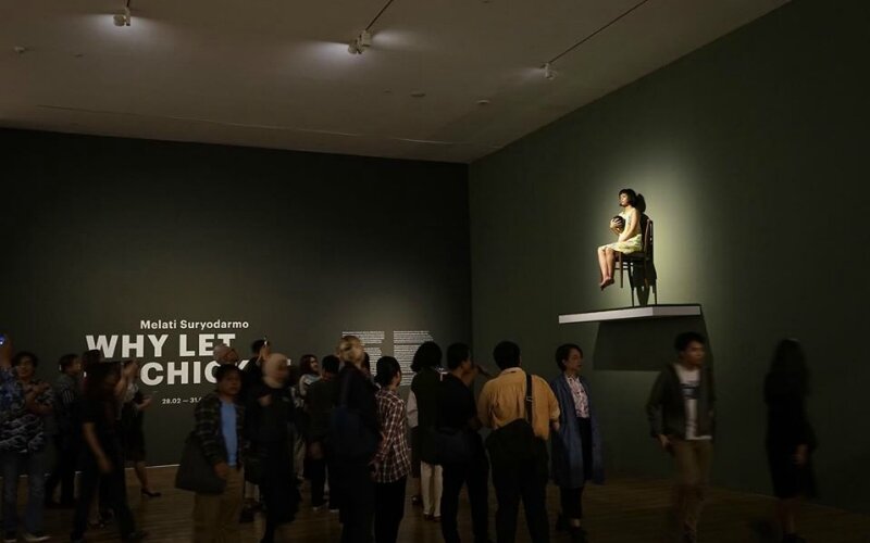 Pameran seniman performans Melati Suryodarmo di Museum MACAN Jakarta. -Dok. Museum MACAN