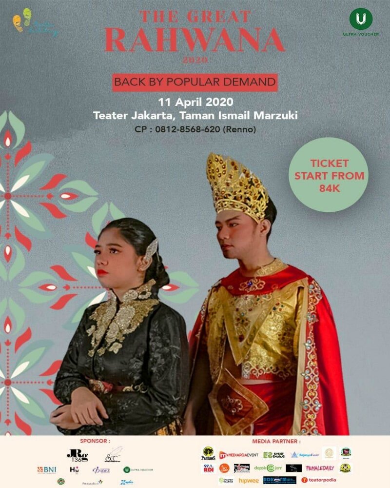 Teater Keliling akan mementaskan "The Great Rahwana" di TIM Jakarta, Sabtu (11/4). -Dok. Rudolf Puspa.