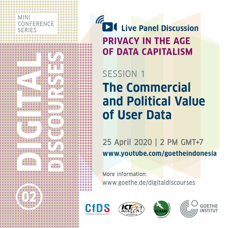 Digital Discourses sesi pertama. -Dok. Goethe-Institut.