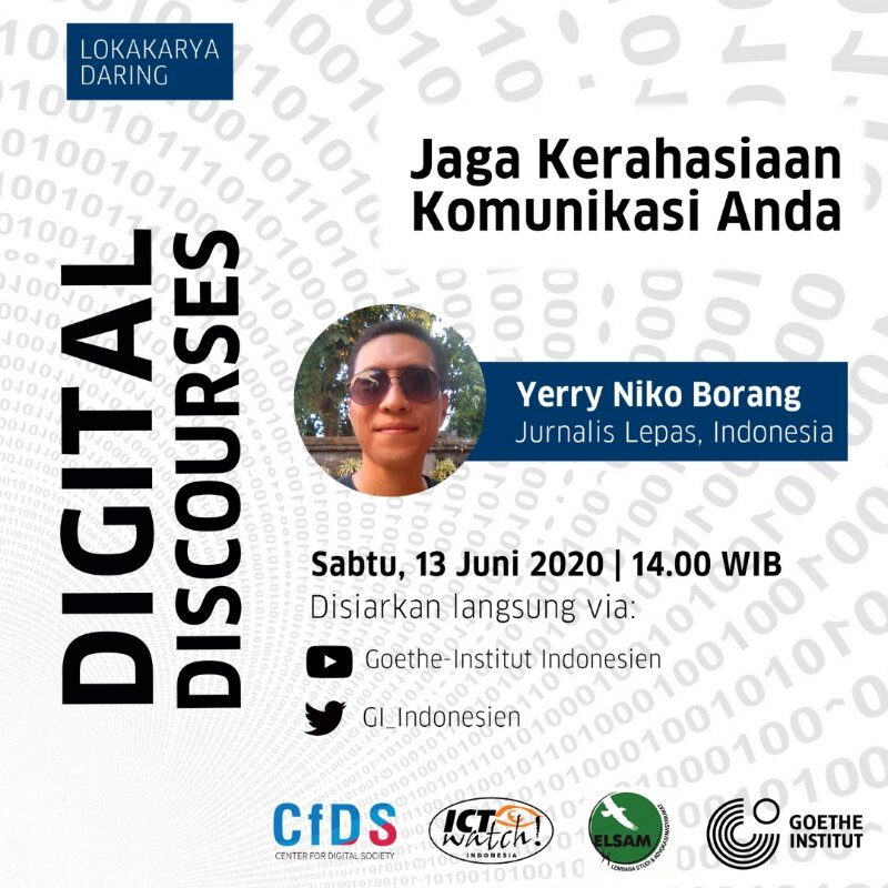 Program "Digital Discourses" akan digelar Jumat (12/6) malam ini. -Dok. Goethe-Institut Indonesien.