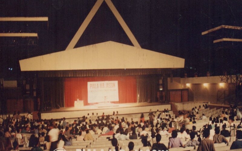 Teater Terbuka di Taman Ismail Marzuki Jakarta tempo dulu. -Dok. Rudolf Puspa.