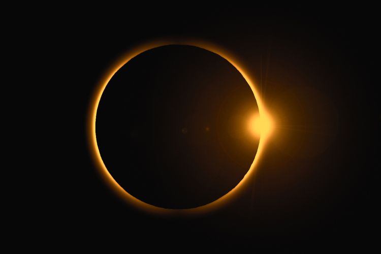 Deskripsi gerhana matahari melingkar