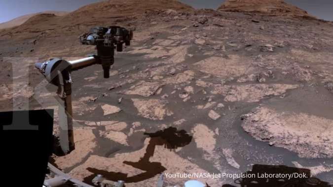 Pemandangan panorama Mars ditangkap oleh penjelajah Mars Curiosity NASA