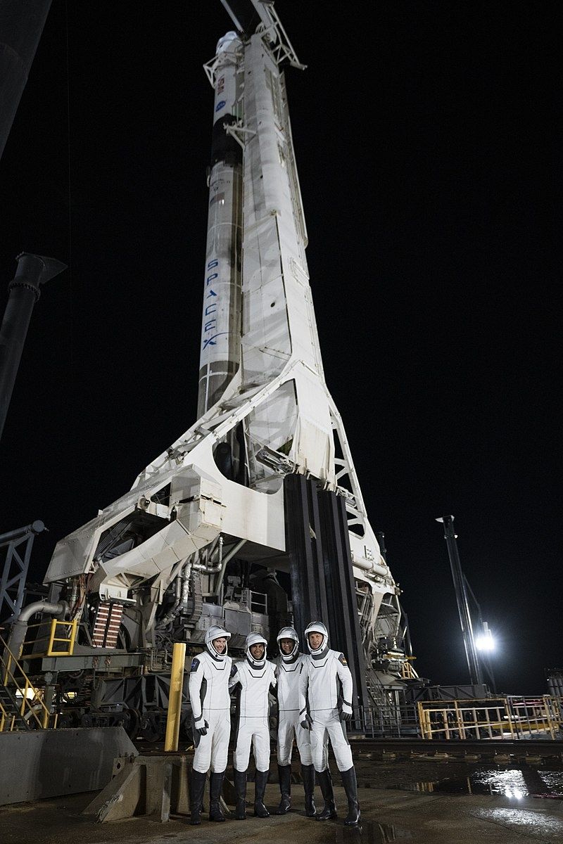 SpaceX Crew-3 siap meluncur ke luar angkasa pada 3 November 2021. [Wikipedia]