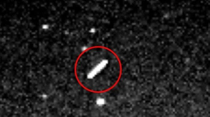 Gambar asteroid (7482) 1994 PC1 diambil saat melintasi Bumi pada tahun 1997