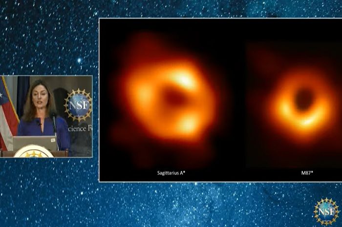 Ferial O'Sullivan dari University of Arizona menggambarkan lubang hitam di galaksi Bima Sakti Sgr A* dan membandingkannya dengan M87*.