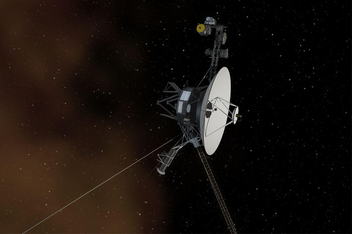Pesawat ruang angkasa Voyager I telah berkembang jauh.